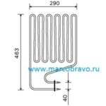 Нагревательный элемент (ТЭН) печи Harvia ZSP-255