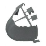 Накладка декоративная стойки вертикальной бассейна Asahi (на круглую часть)