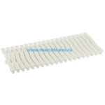 Решетка переливная Nexus Twin Grating 500х200х25 мм. белая