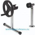Опора штанги Vagnerpool 6018000 из нержавеющей стали. раздвижная на фланцевом шарнире