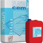 Двухкомпонентный гидроизоляционный состав Elastocem (A + B) LITOKOL