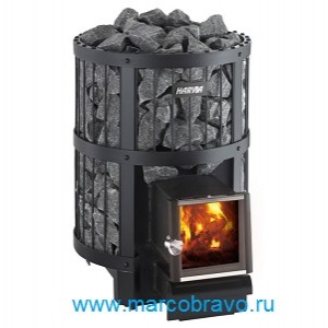 Дровяная каменка для бани Harvia Legend 150 SL (6-13 м3). длинный вынос порта