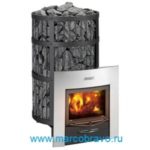 Дровяная каменка для бани Harvia Legend 300 DUO (15-30 м3). средний вынос порта