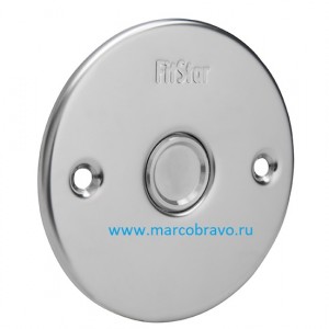 Набортная пьезокнопка из нержавеющей стали Hugo Lahme FitStar 8716020. без ниши