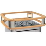 Защитные перила корпуса печей Harvia Elegance (650х650мм). с подсветкой