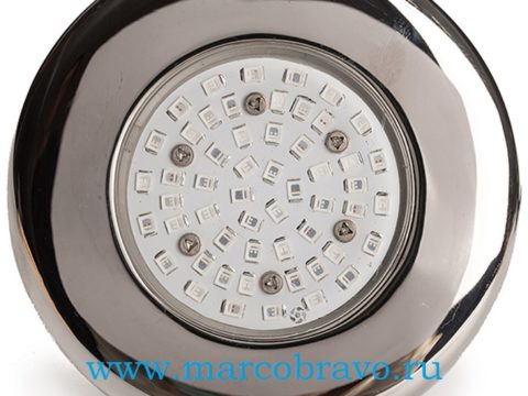 Прожектор cветодиодный HT203 (5 Вт. 12В). диаметр 96 мм. многоцветный