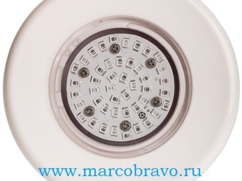 Прожектор cветодиодный HT026C (6 Вт. 12В). диаметр 100 мм. многоцветный