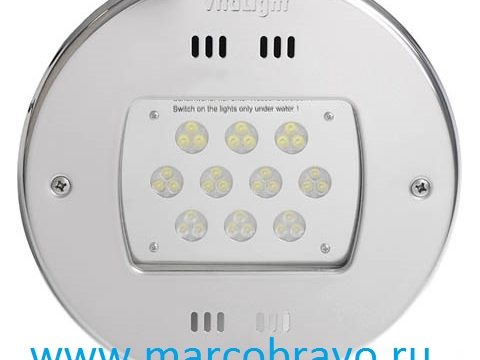 Прожектор монохромный светодиодный из стали AISI-316 и сплава (Rg5) Hugo Lahme VitaLight 40000020 (80 Вт. 24В). без закладной