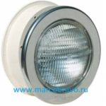 Прожектор MTS 8033. 300 Вт. с вращением 15°. под плитку. с накладкой из нержавеющей стали
