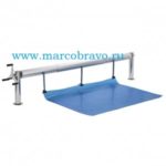 Роликовый механизм Vagner pool Jumbo 5.4 – 7.1 м. из нержавеющей стали и алюминия. на фланцах