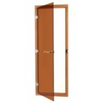 Дверь для сауны Sawo 730-4SGD. 690х1890 мм. стекло/кедр (с порогом). универсальная