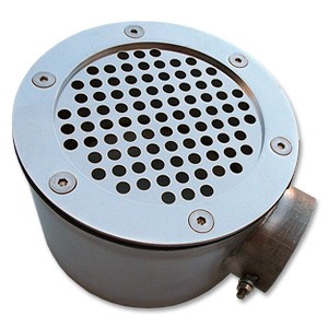 Слив донный из нержавеющий стали M.SD.KR (15 м3/ч. д.154мм- 2. универсальный)