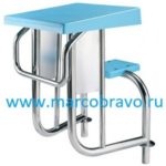Стартовая тумба из нержавеющей стали AISI-304 IML (высота 700мм). арт. PD010146