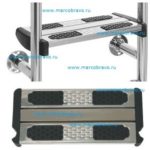 Ступень двойная лестниц Flexinox. 90 градусов