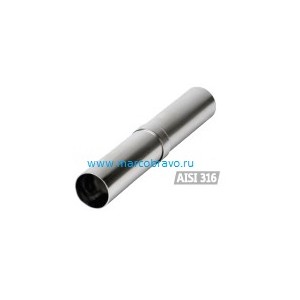 Стык труб Flexinox 87181040. прямой. из нержавеющей стали AISI-316. под трубу 43 мм