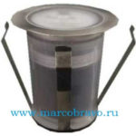 Светодиодный прожектор для дорожек AquaViva LED2 (6led 0.8W. 12/220В). белый свет. нерж.сталь/пластик