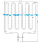 Тэн арт. SCA 200 печи SAWO Scandia 60NB. NS. Nordex-60NB