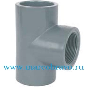 Тройник 90 градусов Coraplax (Ø 20 мм — 1/2) арт 7303020