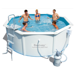 Морозоустойчивый бассейн bestway hydrium 3*1,2*7,6 м