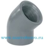 Угольник-переход 45 градусов Coraplax (Ø 50 мм — 1 1/2 ) арт 7302050