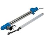 Амальгамная ультрафиолетовая установка Blue Lagoon UV-C Amalgam 150000 (22-23 м3/ч. 220 В). с датчиком потока