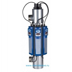 Ультрафиолетовая установка Van Erp Blue Lagoon UV-C Pro Buster 450000. 3×130 Вт. 220 В (60 м3/ч. 220 В). с датчиком потока