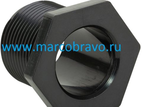 Резьбовая втулка гайки кварцевой трубки ультрафиолетовой установки DeltaUV серий E/ES