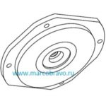 Задняя крышка корпуса насоса Astral Maxim (мощностью 3.3/4.0 кВт). арт. 08004R0004