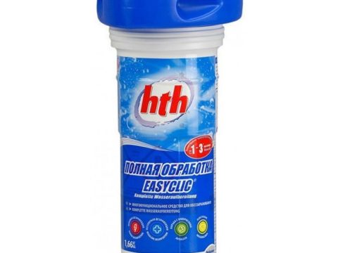 Комплексное средство HTH Easyclic — плавающий дозатор с реагентами. 1.66 кг